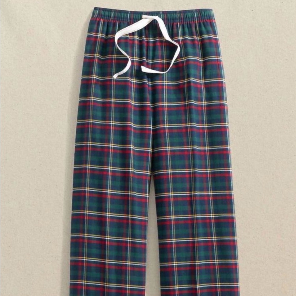 Southern Tide Blue and Red Plaid Pants